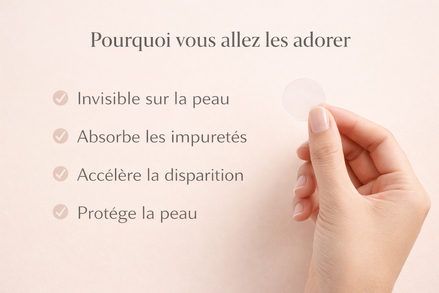 VELEA Skin Patch™ – Patch Anti-Bouton Invisible (Hydrocolloïde)